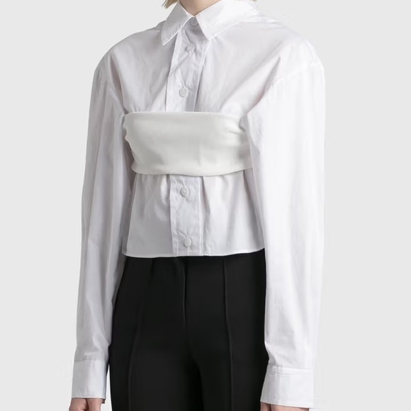 Christopher Esber White Blouse - Picture 1 of 6